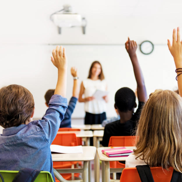 Three people are standing